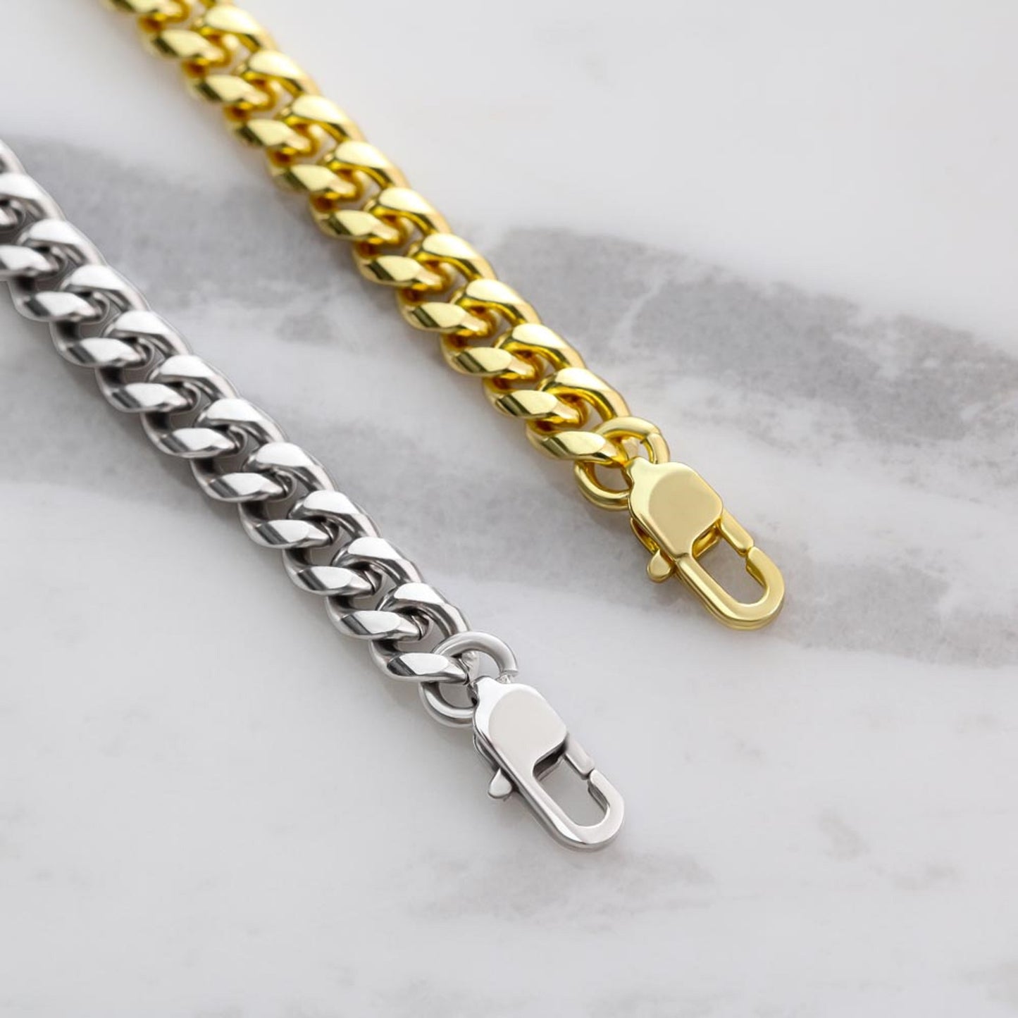 To My GRANDSON - Stay Strong - Cuban Link Chain Necklace Gift