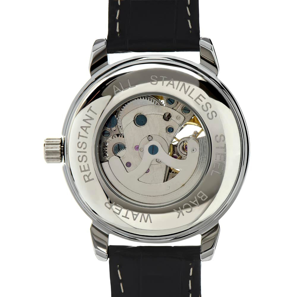 My DAD My HERO - HAPPY BIRTHDAY - Open Works Watch Gift From Your SON