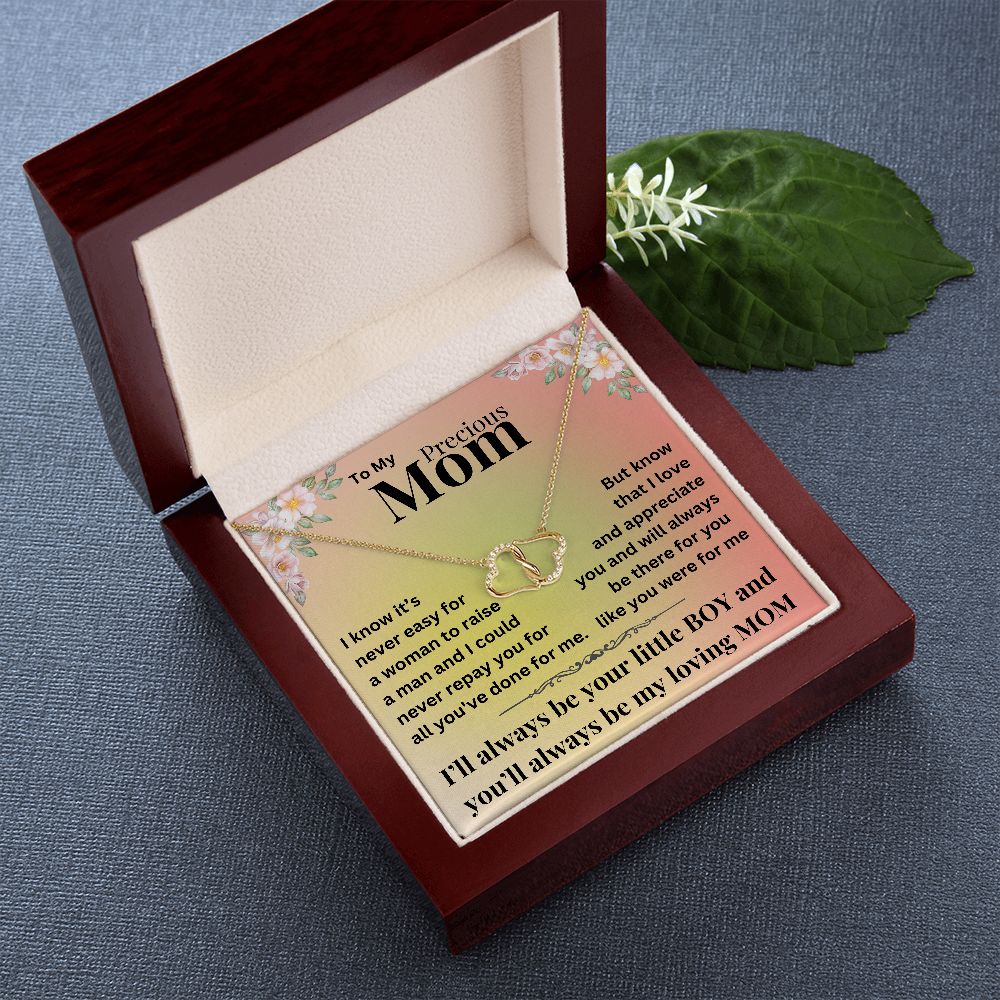 To My Precious Mom - Everlasting Love Necklace Gift