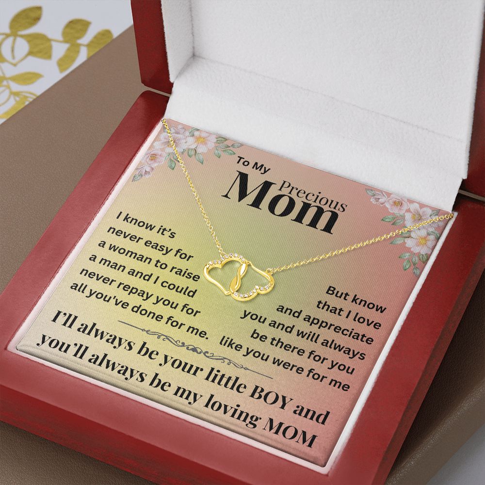 To My Precious Mom - Everlasting Love Necklace Gift