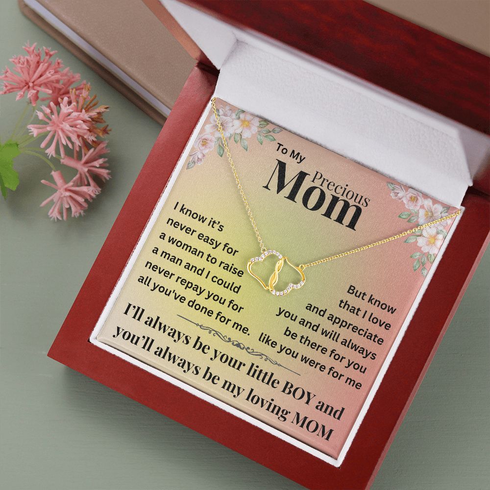 To My Precious Mom - Everlasting Love Necklace Gift