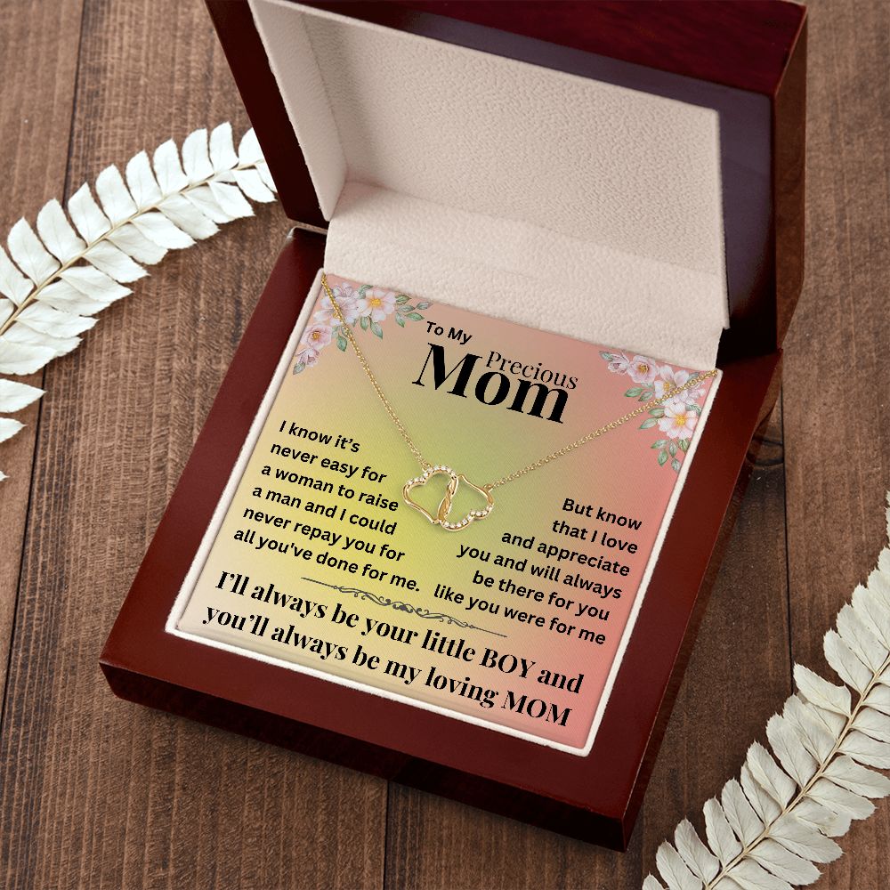 To My Precious Mom - Everlasting Love Necklace Gift