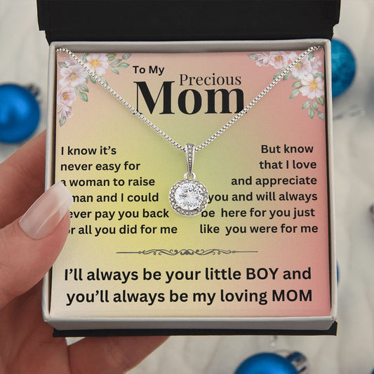To My Precious Mom - Eternal Hope Necklace Gift