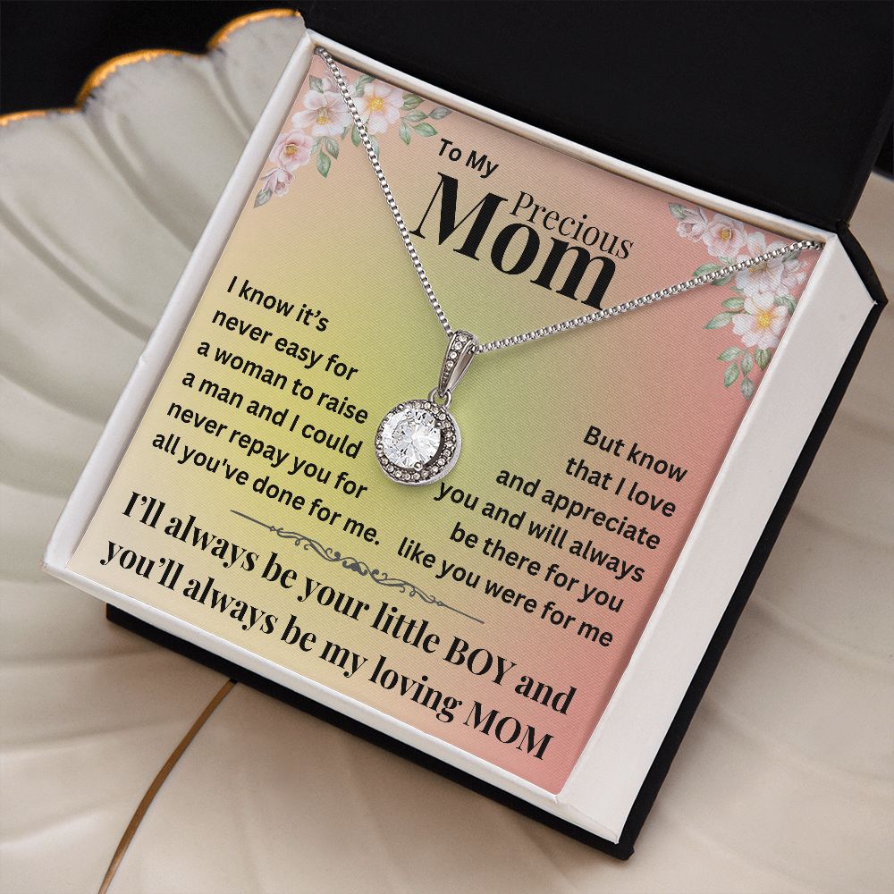 To My Precious Mom - Eternal Hope Necklace Gift