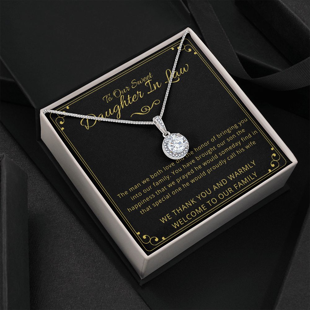 To Our SWEET DAUGHTER IN LAW - Eternal Hope Necklace Gift