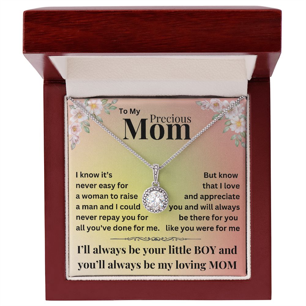 To My Precious Mom - Eternal Hope Necklace Gift