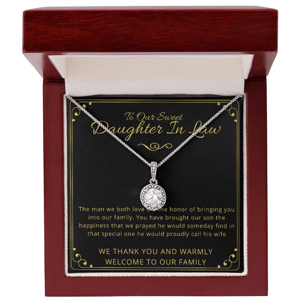To Our SWEET DAUGHTER IN LAW - Eternal Hope Necklace Gift