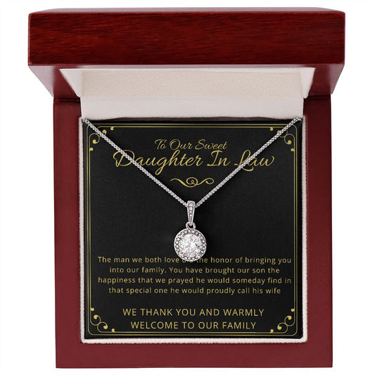 To Our SWEET DAUGHTER IN LAW - Eternal Hope Necklace Gift