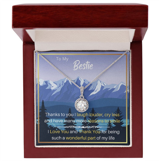 To My Bestie - Eternal Hope Pendant Necklace Gift
