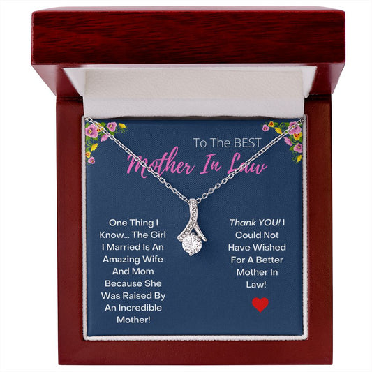 Best Mother In Law From SON In Law - Alluring Beauty Necklace Gift