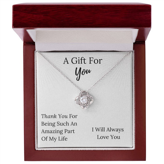 A Gift For You - Love Knot Pendant Necklace