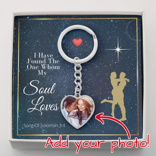 I Have Found the One - Heart Photo Key Chain Gift